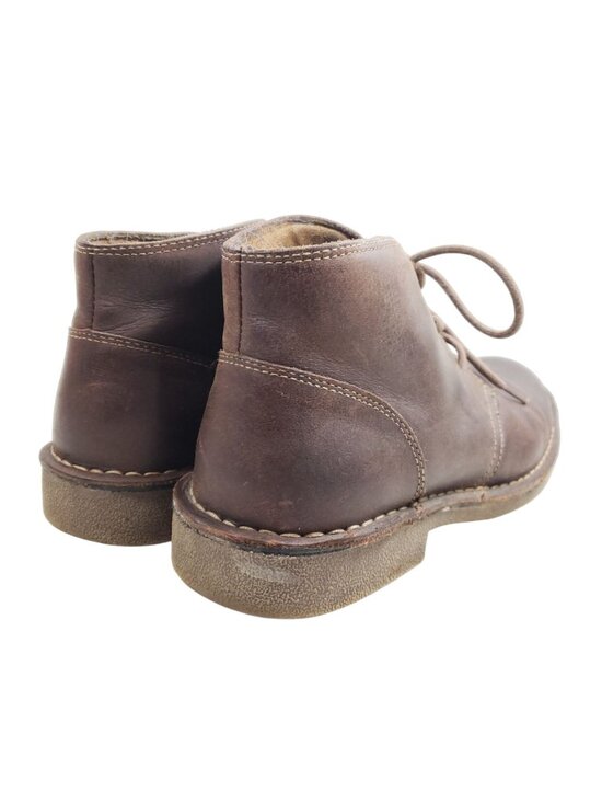 Chaps Mens Size 9.5 Brown Leather Lace-Up Chukka Boots main image 5